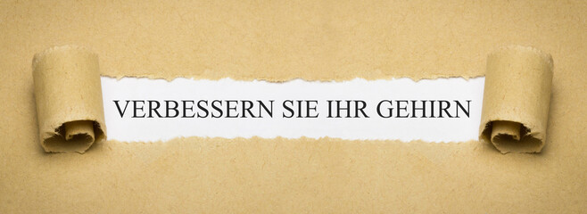 Verbessern Sie Ihr Gehirn