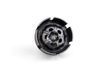 Motorcycle clutch isolated on white background.