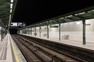 Fototapeta premium Schonbrunn subway station in Vienna, Austria