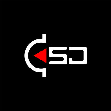CSJ letter logo abstract creative design. CSJ unique design	