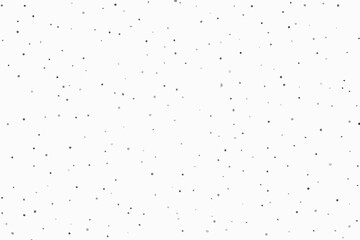 Black Dots Seamless Pattern on White Background