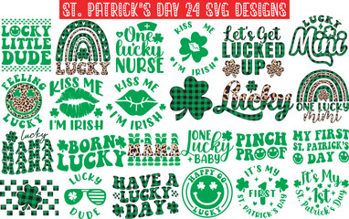 St. Patrick's Day SVG Cut Files Bundle -St Patrick's day SVG, St Patrick's Day Bundle SVG, Patrick's Day Bundle SVG, Lucky SVG Bundle, Digital Download