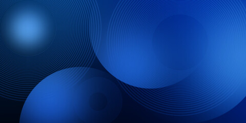 Gradient circles with shadows. Techno abstract background. Modern overlapping forms wallpaper background, design template
