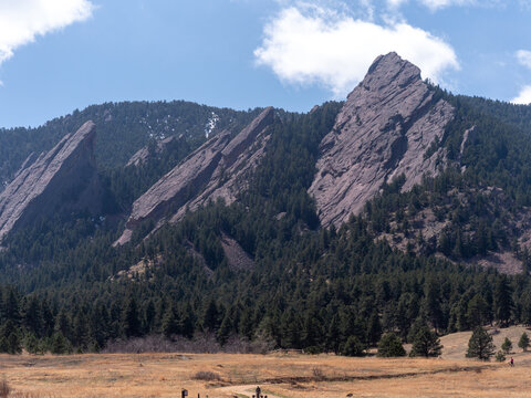 Flatiron mountains in boulder colorado