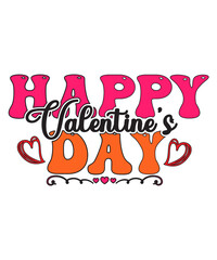 Retro Valentine's PNG Bundle, Retro Valentine Png, Groovy Valentines Png, Be My Valentine Png, Valentine's day Png, Valentine Quote, Clipart,Retro Valentine's SVG Bundle