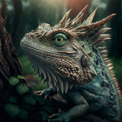 green iguana