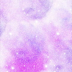 Fototapeta premium Rainbow glitter sparkle birthday mermaid unicorn pony background 