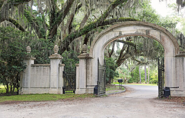 Exit Wormsloe Plantation, Savannah, Georgia