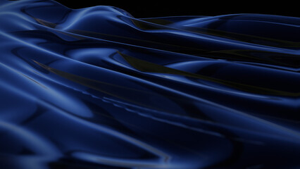  3D illustration, fabric, blue, wave, smooth, , backdrop, pattern, wallpaper, motion, color, material, water, luxury, cloth