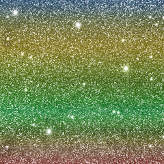 Rainbow and colorful glitter sparkle birthday background