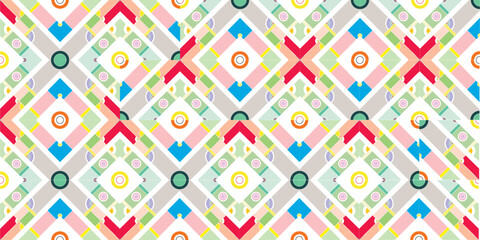 Obraz premium background pattern with geometric style connected image setup
