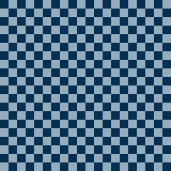 Cute pattern geometric cute blue style. square table pattern dark blue pastel color chess grid background. Abstract,vector,illustration.Texture,clothing,wrapping,decoration,carpet,wallpaper.