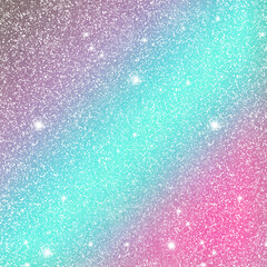 Rainbow and colorful glitter sparkle birthday background