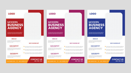 Corporate business plan a4 flyer, advertising vertical minimal official handout, company newspaper, cover, presentation insert