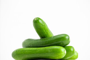 cucumber isolated on white background