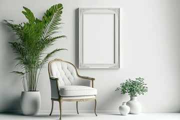 Add a Touch of Elegance to Your Living Room with a Picture Frame Mockup. Create a Modern Look with a Picture Frame Mockup 

