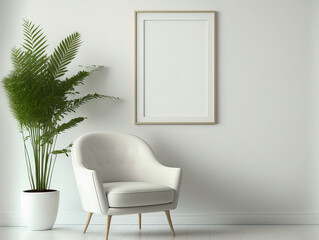 Perfect Home Staging with a Blank Picture Frame Mockup. Get Ready to Stage Your Home with a Blank Picture Frame Mockup 