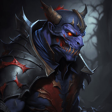 scary halloween monster