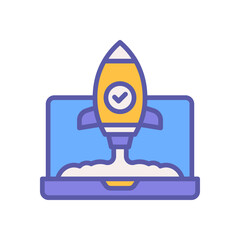 startup icon for your website design, logo, app, UI. 