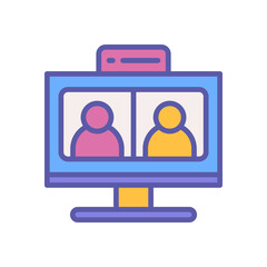 video call icon for your website design, logo, app, UI. 