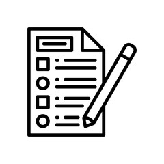 checklist icon for your website design, logo, app, UI. 