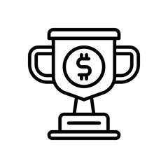 trophy icon for your website design, logo, app, UI. 
