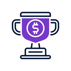 trophy icon for your website design, logo, app, UI. 