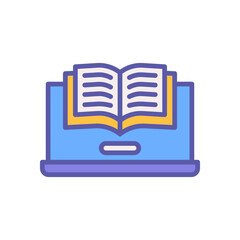 online learning icon for your website design, logo, app, UI. 
