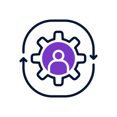 management icon for your website design, logo, app, UI. 