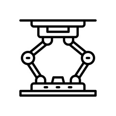 hydraulic jack icon for your website, mobile, presentation, and logo design.