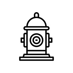 fire hydrant icon for your website design, logo, app, UI. 