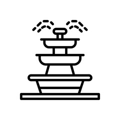 fountain icon for your website design, logo, app, UI. 