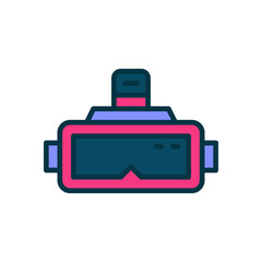 vr glasses icon for your website, mobile, presentation, and logo design.