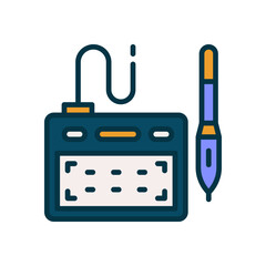 drawing tablet icon for your website, mobile, presentation, and logo design.