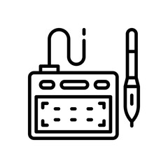 drawing tablet icon for your website, mobile, presentation, and logo design.