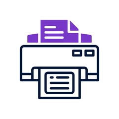 printer icon for your website, mobile, presentation, and logo design.