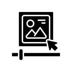 Fototapeta premium photo editor icon for your website, mobile, presentation, and logo design.