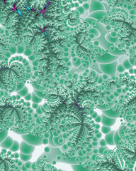 Abstract art fractal wallpaper, unique pattern