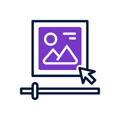 photo editor icon for your website, mobile, presentation, and logo design.