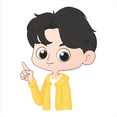 boy forefinger