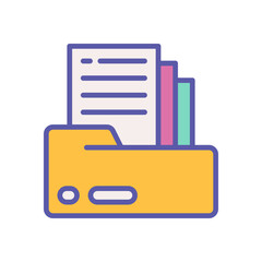 document icon for your website design, logo, mobile design, and presentation.