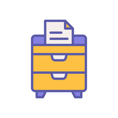 file cabinet icon for your website design, logo, mobile design, and presentation.