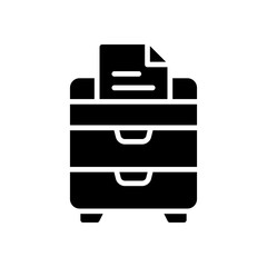 file cabinet icon for your website design, logo, mobile design, and presentation.