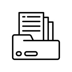 document icon for your website design, logo, mobile design, and presentation.