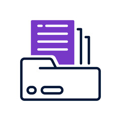 document icon for your website design, logo, mobile design, and presentation.