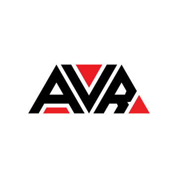 AVR triangle letter logo design with triangle shape. AVR triangle logo design monogram. AVR triangle vector logo template with red color. AVR triangular logo Simple, Elegant, and Luxurious Logo...