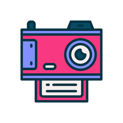 camera icon for your website, mobile, presentation, and logo design.