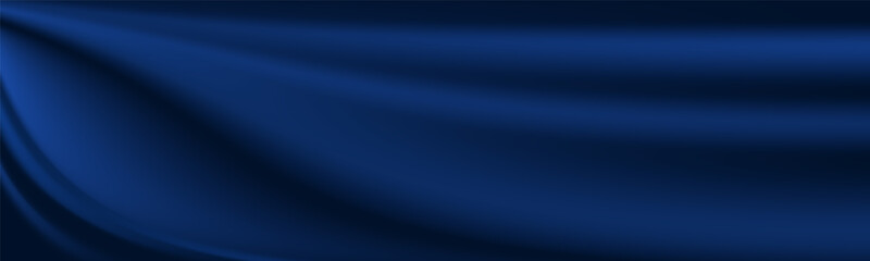 abstract dark blue wave line
