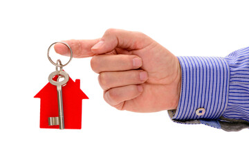 Hausschlüssel und Wohnungsschlüssel in der Hand