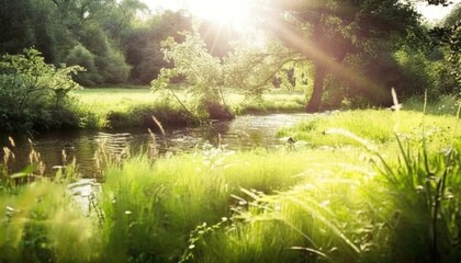 morning in the forest